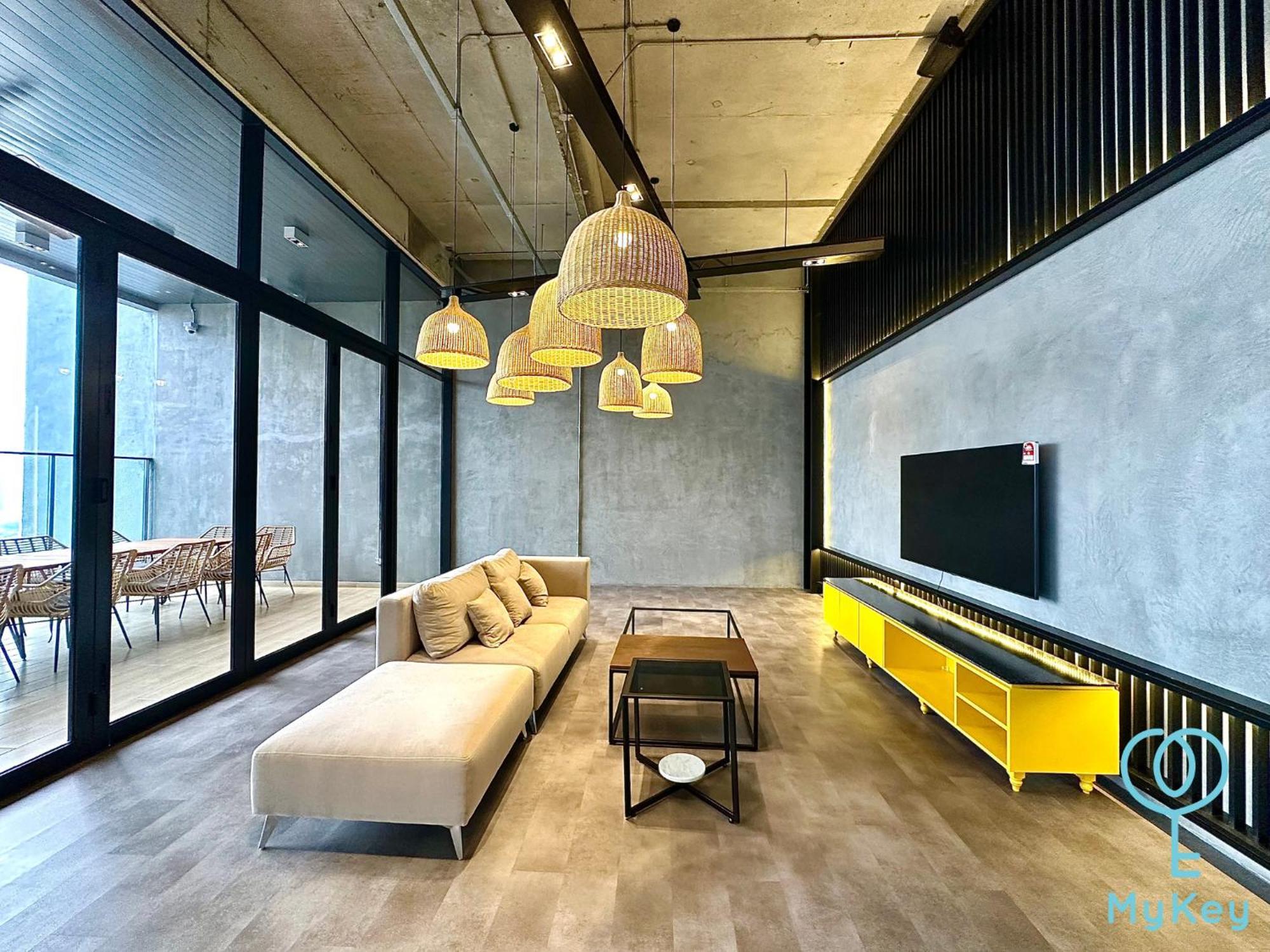 Millerz Square By Mykey Apartment Kuala Lumpur Exterior photo The common room at the 10th floor